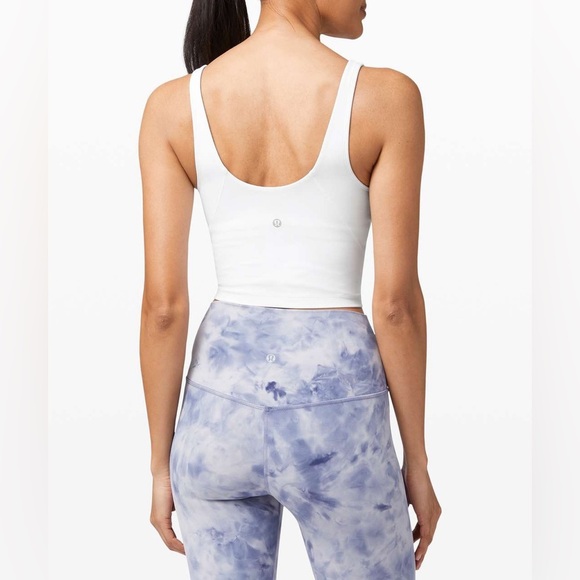 Lululemon Athletica White Align Ready & Go Sport Tank Top Women’s Size 4 - Picture 6 of 9